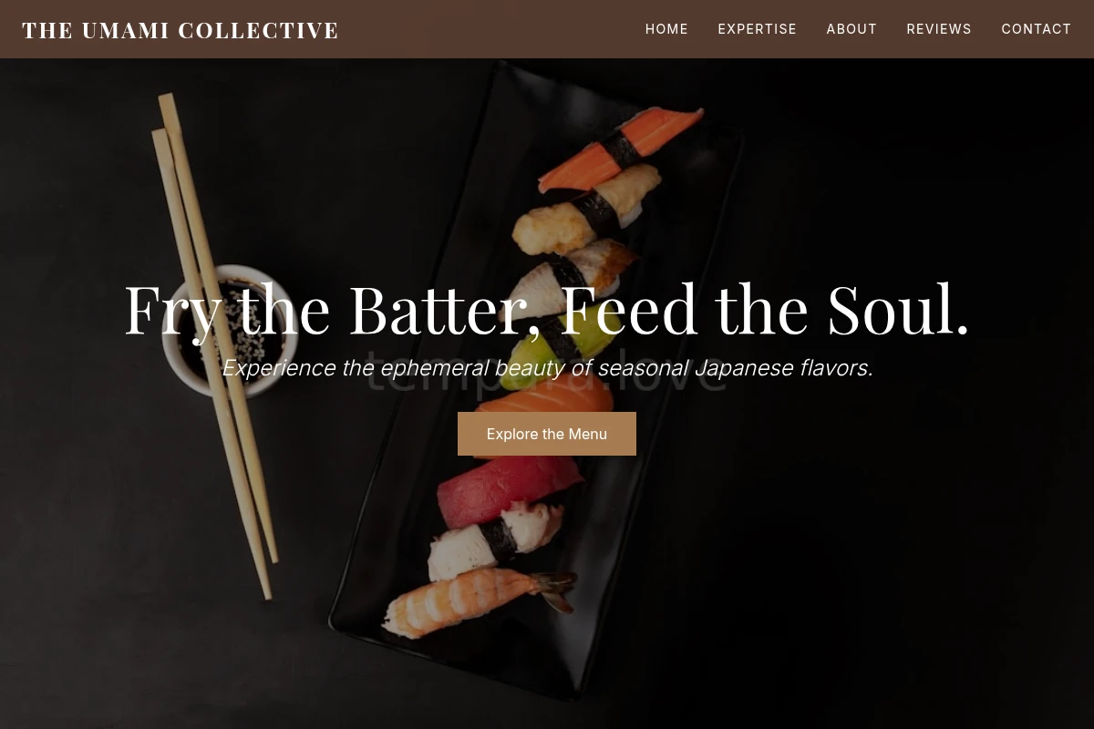Seasonal Japanese Food
